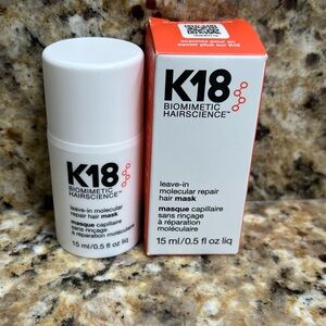 K18 Molecular Repair Hair mask 15ml NEW